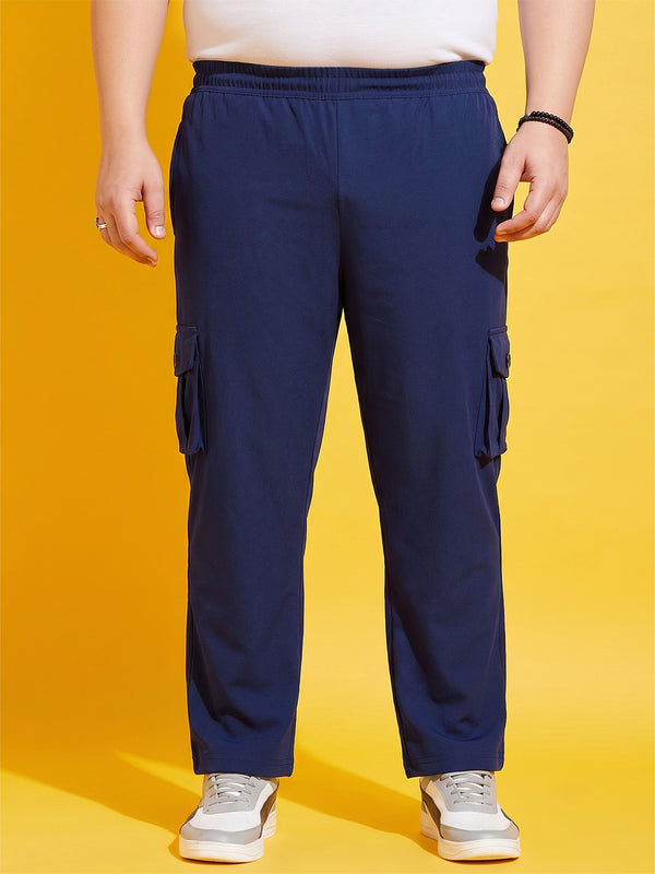 Men Plus Size Chicago Solid Trackpant