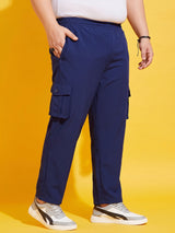 Men Plus Size Chicago Solid Trackpant