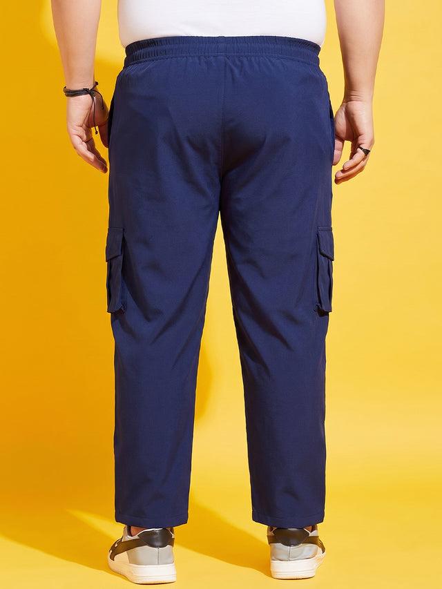Men Plus Size Chicago Solid Trackpant