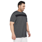 Men Plus Size Albin Textured Round Neck Tshirt - bigbanana