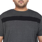 Men Plus Size Albin Textured Round Neck Tshirt - bigbanana