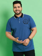 Men Plus Size Amberg Solid Polo Tshirt - bigbanana