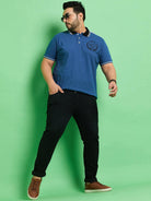 Men Plus Size Amberg Solid Polo Tshirt - bigbanana