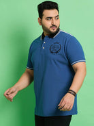 Men Plus Size Amberg Solid Polo Tshirt - bigbanana