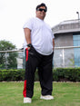 Men Plus Size Ambrose Colorblock Trackpant - bigbanana