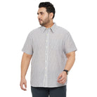 Men Plus Size Angola Striped Shirt - bigbanana