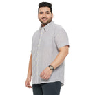 Men Plus Size Angola Striped Shirt - bigbanana