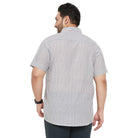 Men Plus Size Angola Striped Shirt - bigbanana