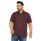 Men Plus Size Angstron Check Shirt - bigbanana