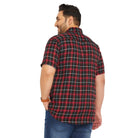 Men Plus Size Angstron Check Shirt - bigbanana