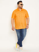 Men Plus Size Anion Solid Shirt - bigbanana