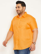 Men Plus Size Anion Solid Shirt - bigbanana