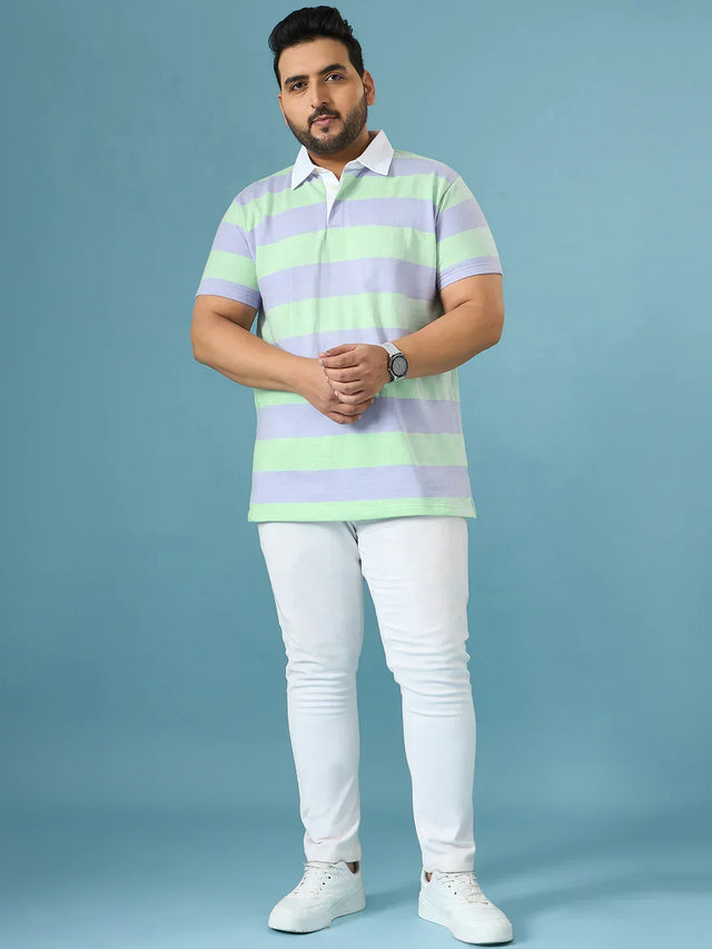 Men Plus Size Apes Polo Tshirt