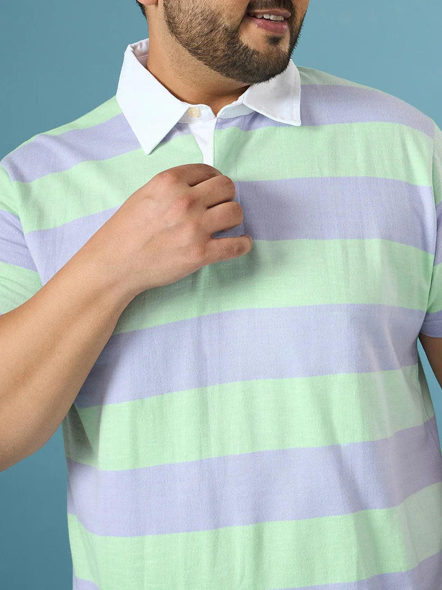 Men Plus Size Apes Polo Tshirt