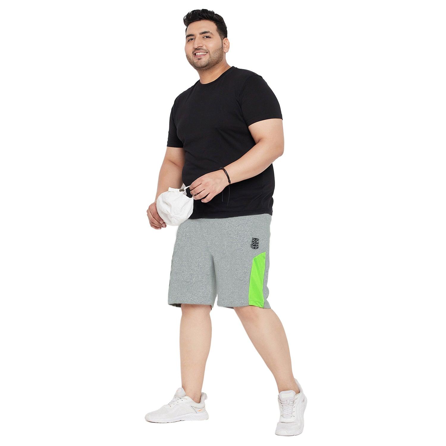 Men Plus Size Aspire Printed Shorts - bigbanana