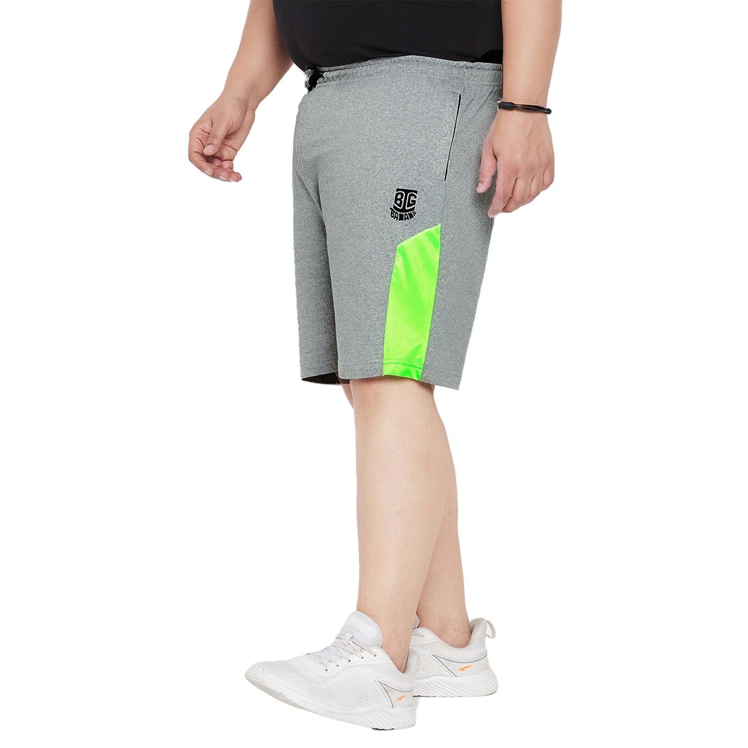 Men Plus Size Aspire Printed Shorts - bigbanana