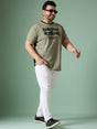 Men Plus Size Azine Multicolor Roun Neck Tshirt - bigbanana