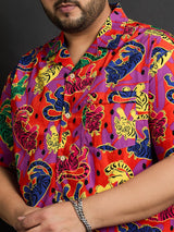 Men Plus Size Bamberg Printed Shirt - bigbanana