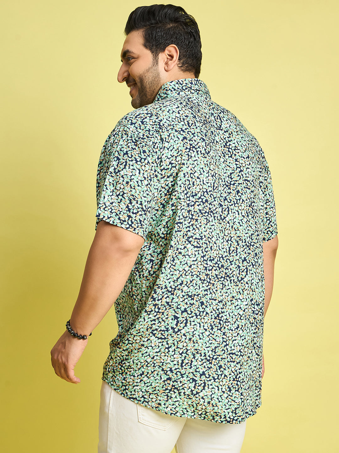 Men Plus Size Bejing Printed Shirt - bigbanana