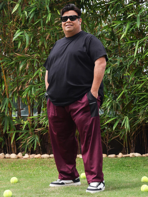 Men Plus Size Belper Solid Trackpant