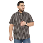 Men Plus Size Bingo Printed Shirt - bigbanana