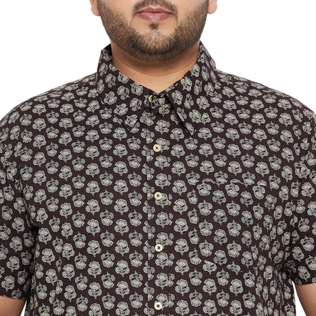 Men Plus Size Bingo Printed Shirt - bigbanana