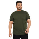 Men Plus Size Blade Printed Round Neck Tshirt - bigbanana