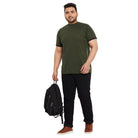 Men Plus Size Blade Printed Round Neck Tshirt - bigbanana