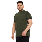 Men Plus Size Blade Printed Round Neck Tshirt - bigbanana