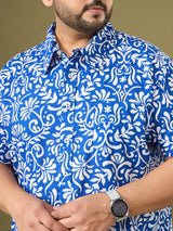 Men Plus Size Blanca Printed Shirt