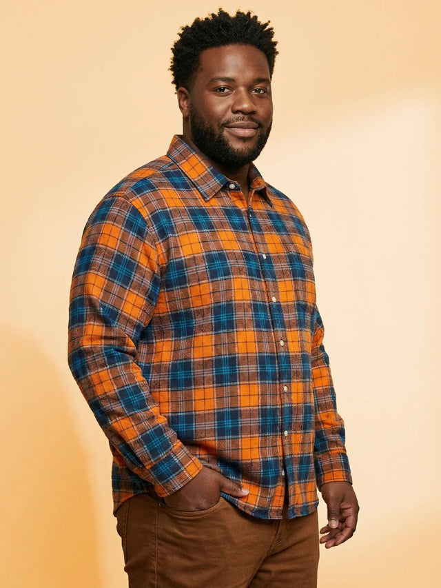 Men Plus Size Blazebox Multicolor Checkered Casual Shirt