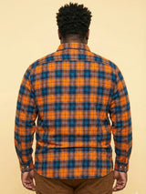 Men Plus Size Blazebox Multicolor Checkered Casual Shirt