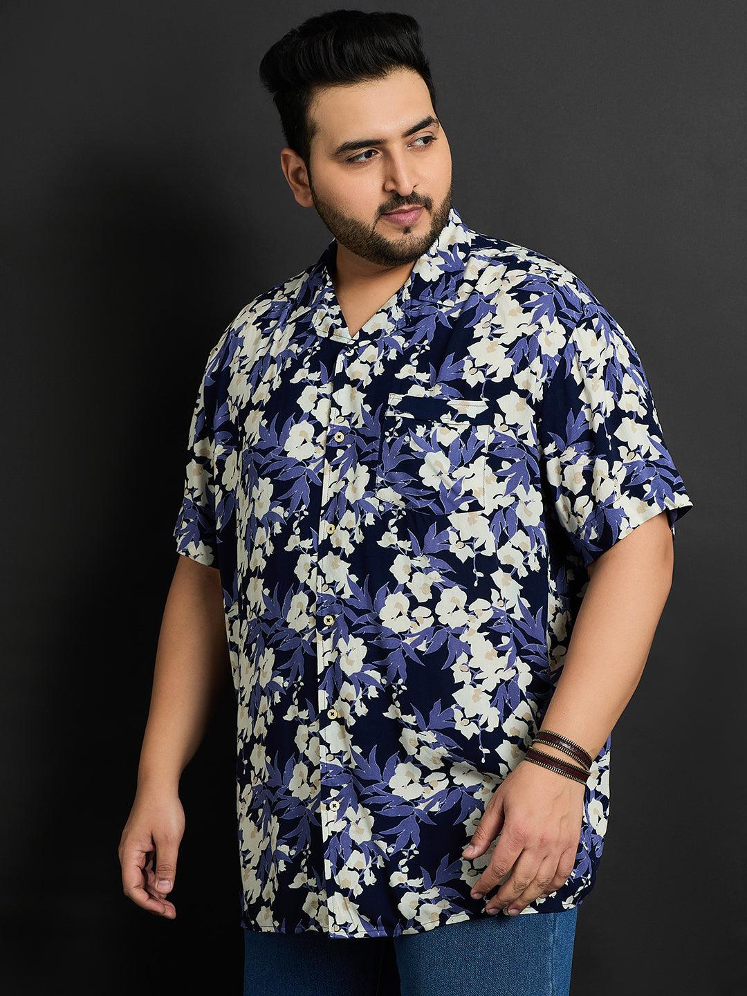 Men Plus Size Bocholt Printed Shirt - bigbanana