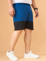 Men Plus Size Bodo Colorblock Shorts