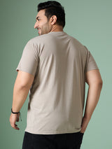 Men Plus Size Bravix Multicolor Round Neck Tshirt - bigbanana