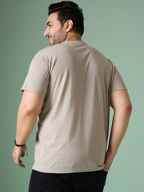 Men Plus Size Bravix Multicolor Round Neck Tshirt - bigbanana