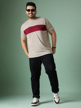 Men Plus Size Bravix Multicolor Round Neck Tshirt - bigbanana