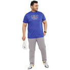 Men Plus Size Brazen Printed Round Neck Tshirt - bigbanana