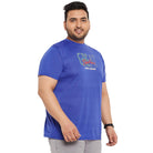 Men Plus Size Brazen Printed Round Neck Tshirt - bigbanana