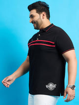 Men Plus Size Broku Solid Polo Tshirt - bigbanana
