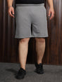 Men Plus Size Bumble-Grey-10 Self Design Shorts - bigbanana