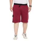 Men Plus Size Carens Solid Shorts - bigbanana