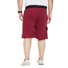 Men Plus Size Carens Solid Shorts - bigbanana