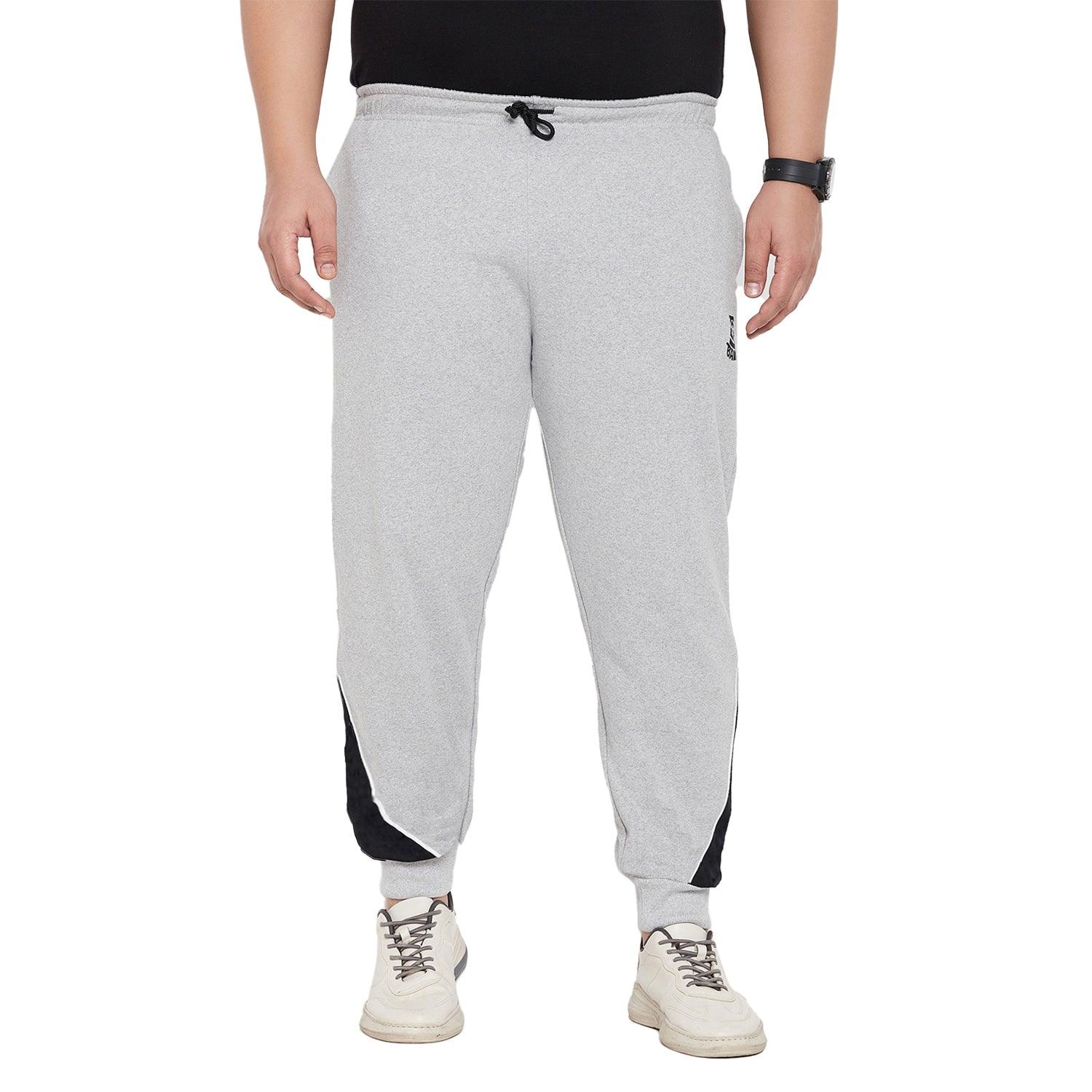 Men Plus Size Carnival Solid Trackpant - bigbanana