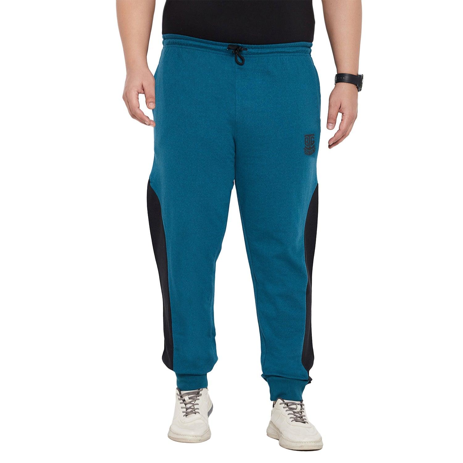 Men Plus Size Casio Colorblock Trackpant - bigbanana