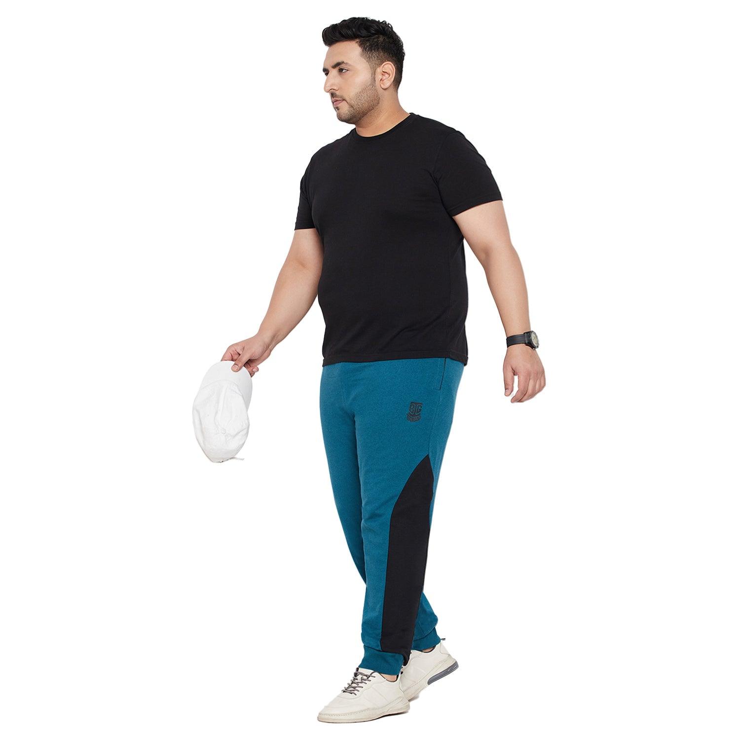 Men Plus Size Casio Colorblock Trackpant - bigbanana