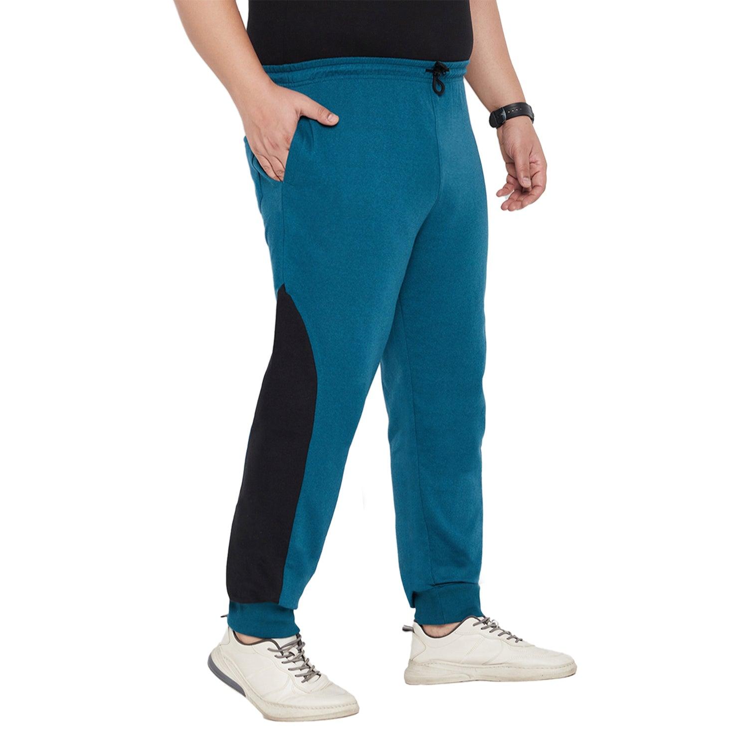 Men Plus Size Casio Colorblock Trackpant - bigbanana