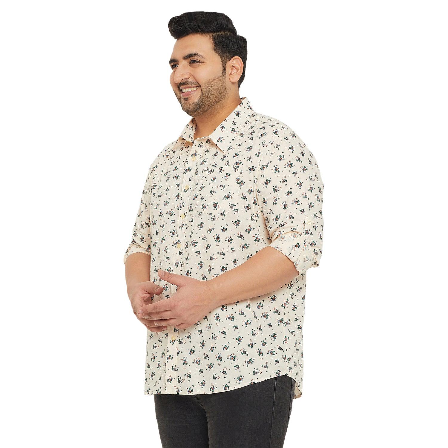 Men Plus Size Clazo Printed Shirt - bigbanana