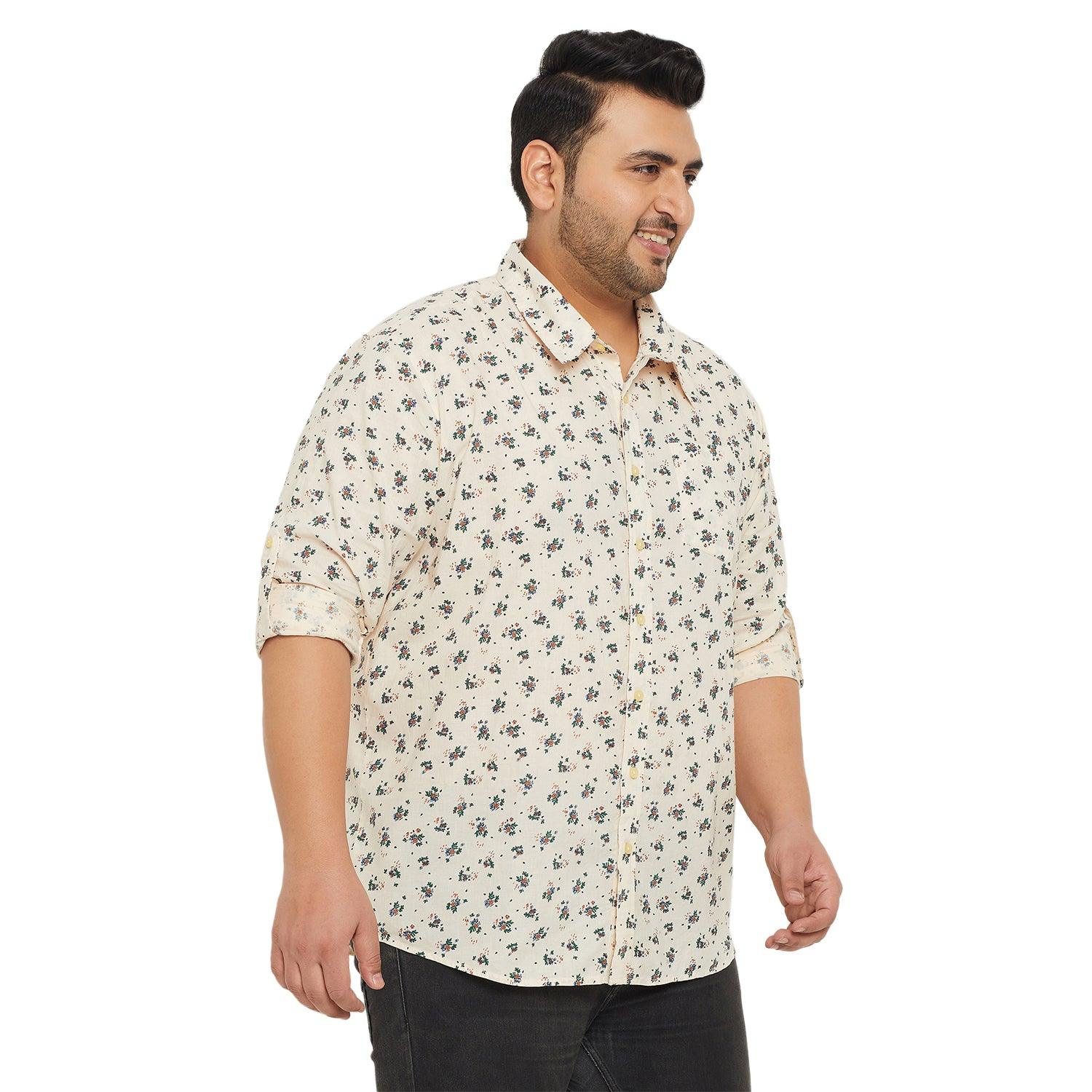 Men Plus Size Clazo Printed Shirt - bigbanana