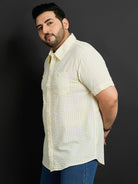 Men Plus Size Compton Check Shirt - bigbanana